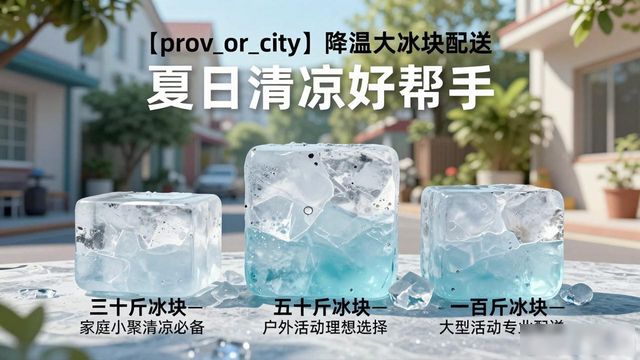虎丘降温大冰块配送_海鲜排档降温解决方案_高温天气大冰块配送